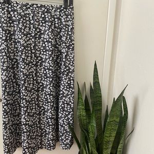 Floral Midi Skirt